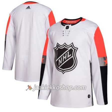 Miehille 2018 NHL All-Star Pelipaita Pacific Division Blank Adidas Valkoinen Authentic
